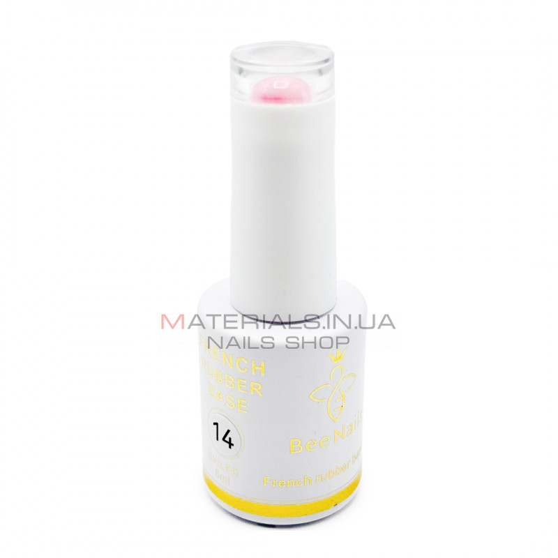 French Rubber base Hema free 14 Bee Nails, 8 ml French Rubber base Hema free 14 Bee Nails, 8 ml