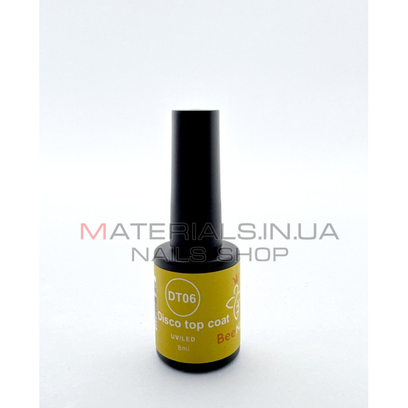Disco Top Coat Bee Nails, DT06, 8 мл