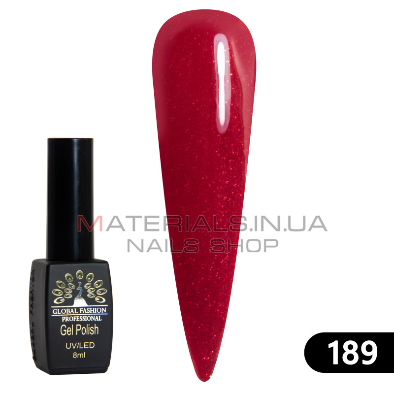 Гель лак BLACK ELITE 189, Global Fashion 8 мл