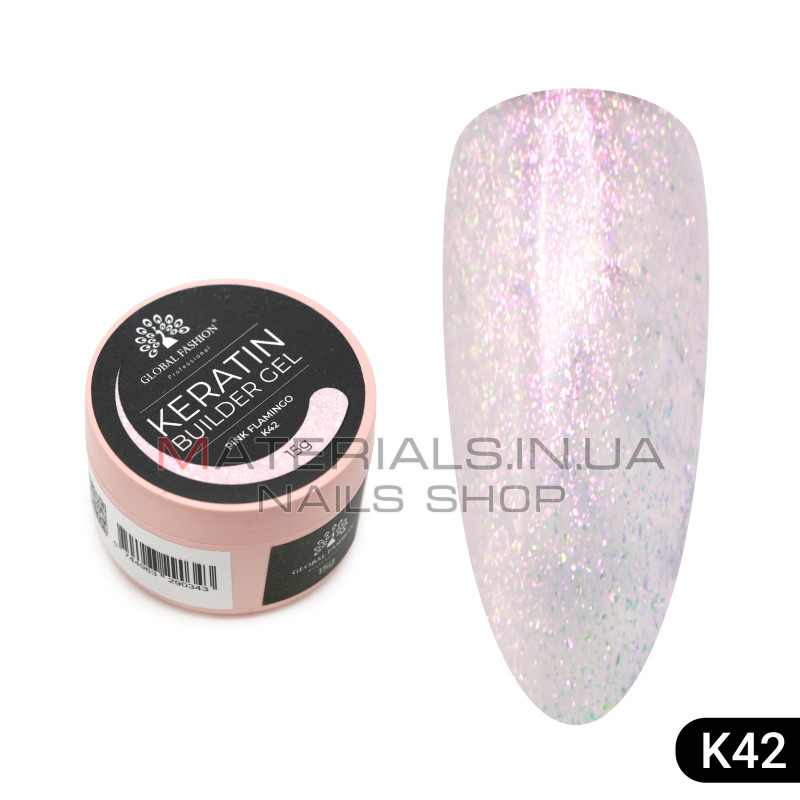 KERATIN BUILDER GEL, Global Fashion, 15 g, K42
