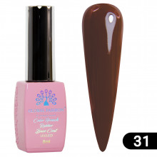 Кольорова френч база для гель лаку Global Fashion, Color French Base Coat 8 мл, 31