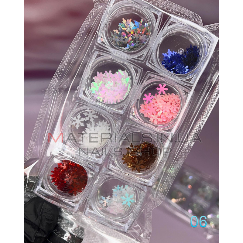 Набор декора для дизайна ногтей Starlet Professional, 10шт, №06