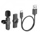 Бездротовий мікрофон для телефона Borofone BFK12, Lightning + USB-C