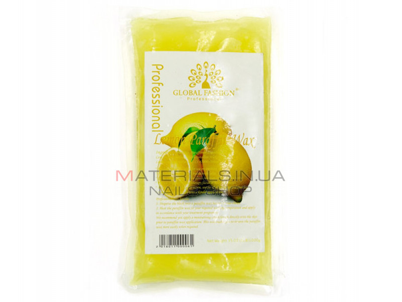 Парафин косметический ароматизированный Global Fashion 450г - Lemon