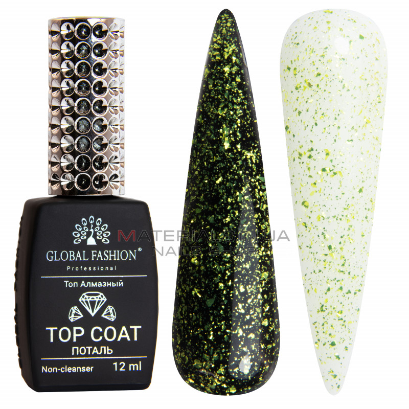 Топ без липкого шару, Yellow Gold Foil Top, 12 мл