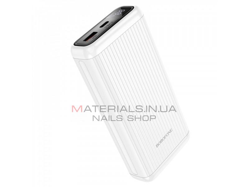 Power Bank 20000 mAh — Borofone BJ42A 22.5W+PD20W — White