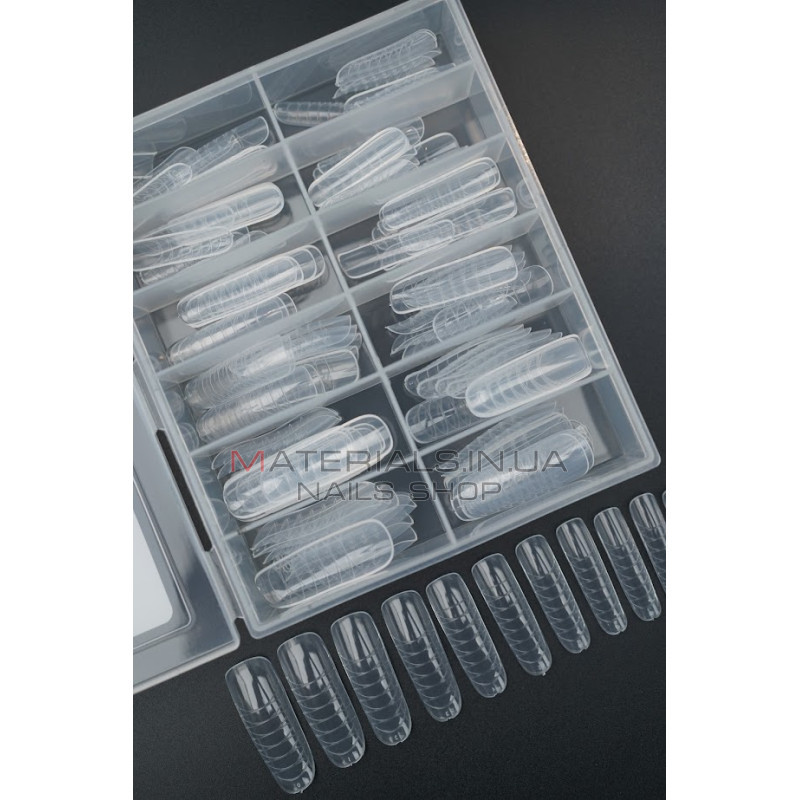 Верхні форми Дизайнер F7 Rounded square - Polygel Nail Forms
