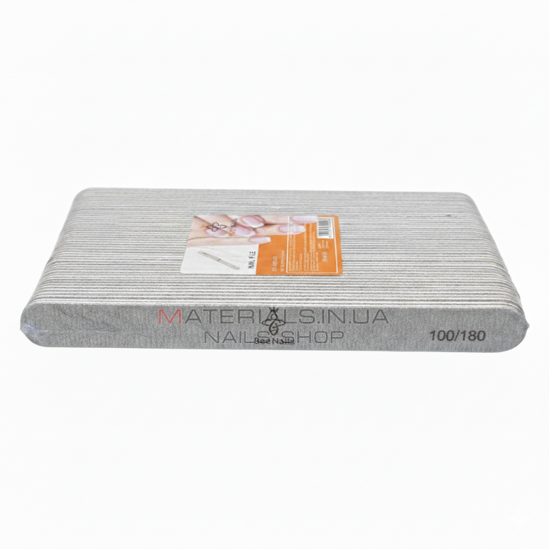 Упаковка пилок Bee Nails, 100/180 (50шт) Упаковка пилок Bee Nails, 100/180 (50шт)