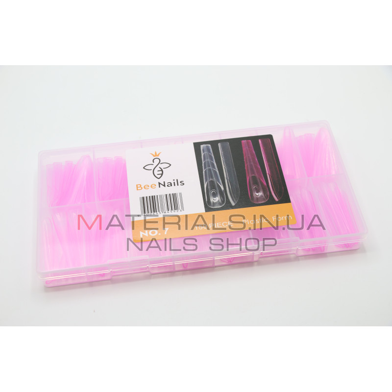 Верхні форми арочні для викладного френчу, Bee Nails, 150 шт