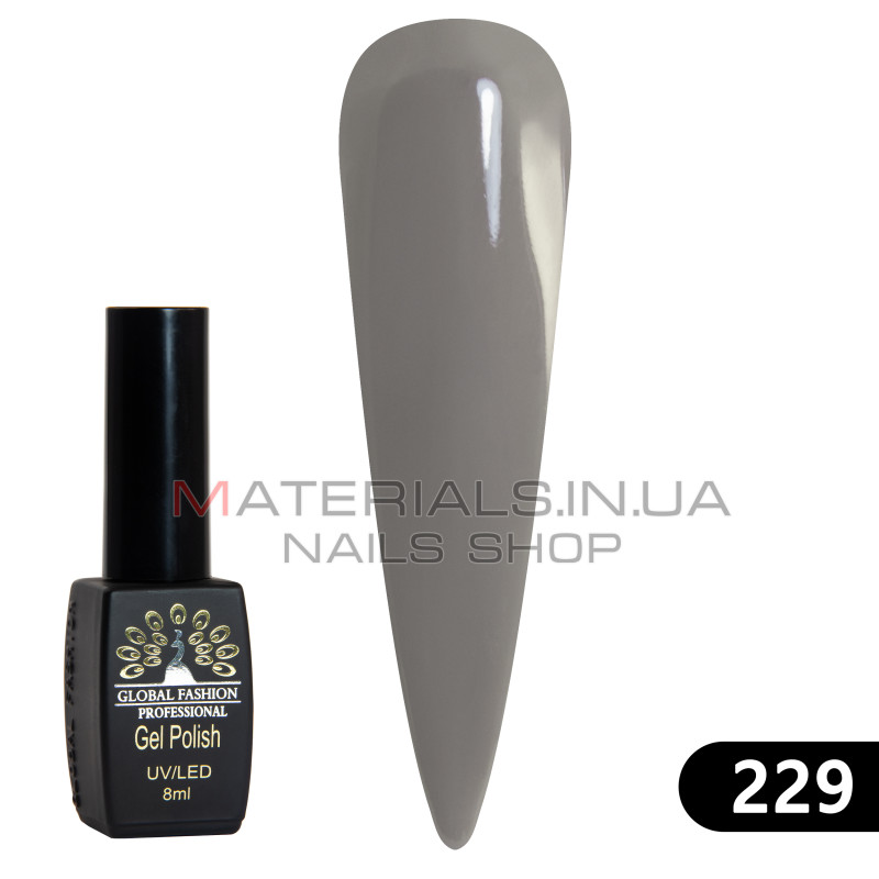 Гель лак BLACK ELITE 229, Global Fashion 8 мл