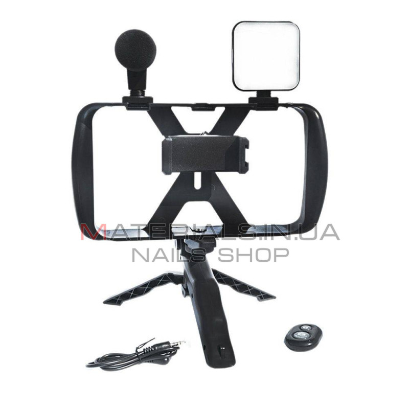 Монопод Tripod TL-49T, LED Lamp, Microphone, 0,13 м