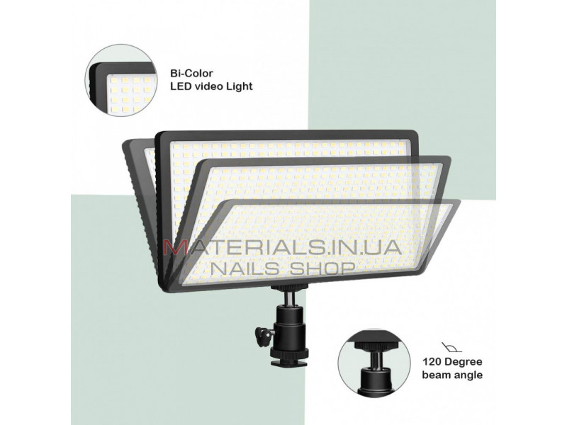Селфи вспышка VL15-02 25W 2700-6600k 308light Селфи вспышка VL15-02 25W 2700-6600k 308light