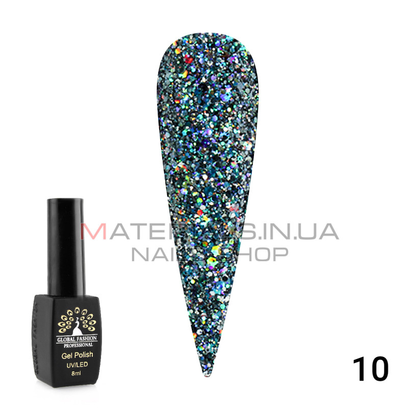 Гель лак Diamond Ball Global Fashion 8 мл, 010