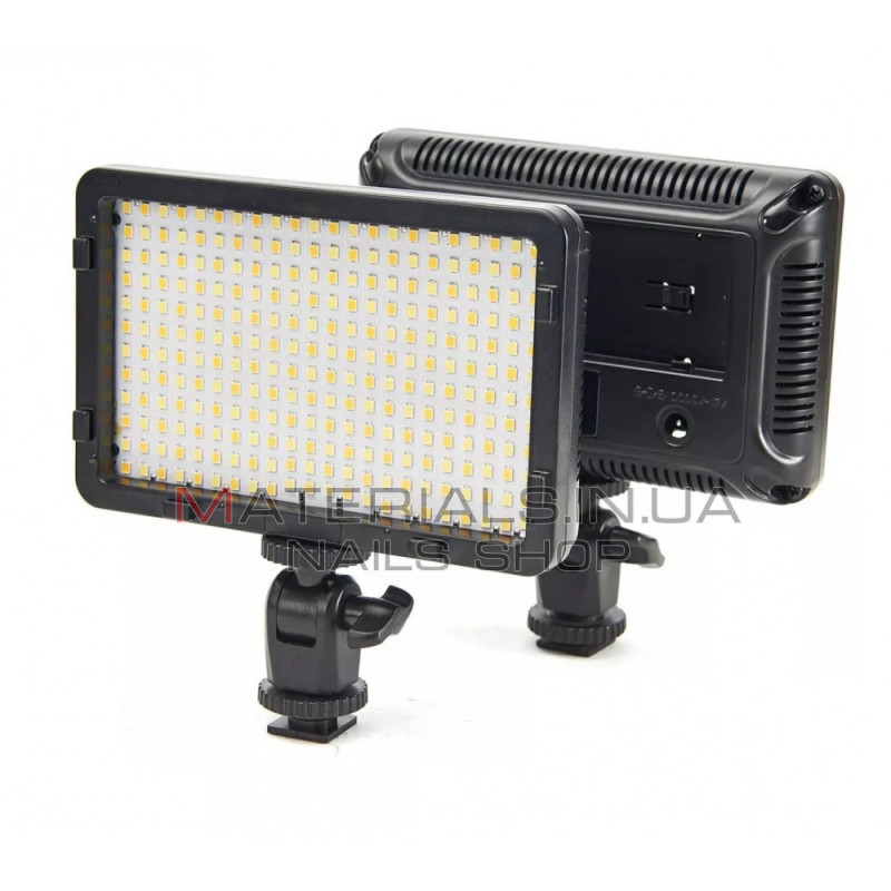 Накамерне LED-відеосвітло PT-F260B, 26 Вт/2600LM/LED260 шт./3200-5600 K/+акумулятор F750 /7,4 В, 2400 мА·год+зарядний пристрій