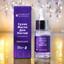 Сухе масло для кутикули Starlet Professional – Виноград, 20мл