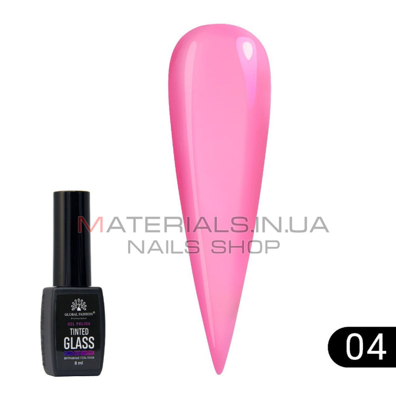 Витражный гель-лак Global Fashion Tinted Glass №4, 8 мл