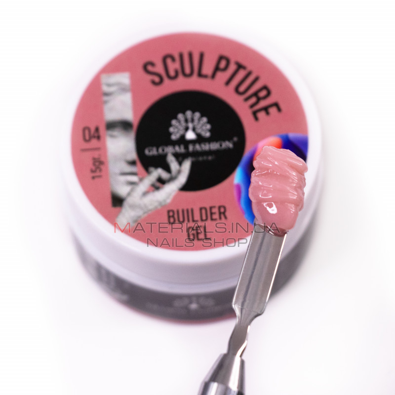 Скульптурний гель SCULPTURE BUILDER GEL 15 гр, NUDE №04 Скульптурний гель SCULPTURE BUILDER GEL 15 гр, NUDE №04