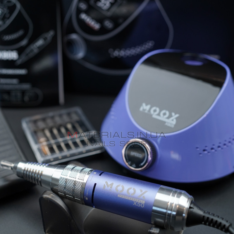Фрезер Мокс X805 (Purple) на 55 000 об./мин. и 80W. для маникюра и педикюра Фрезер Мокс X805 (Purple) на 55 000 об./мин. и 80W. для маникюра и педикюра