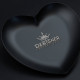 Металлический лоток для инструментов (Черный) 9,3х9,3см. "Сердце" Дизайнер - Н