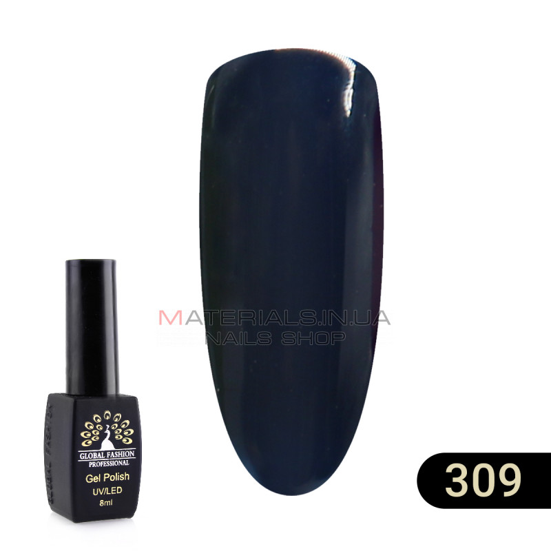 Гель лак BLACK ELITE 309, Global Fashion 8 мл Гель лак BLACK ELITE 309, Global Fashion 8 мл
