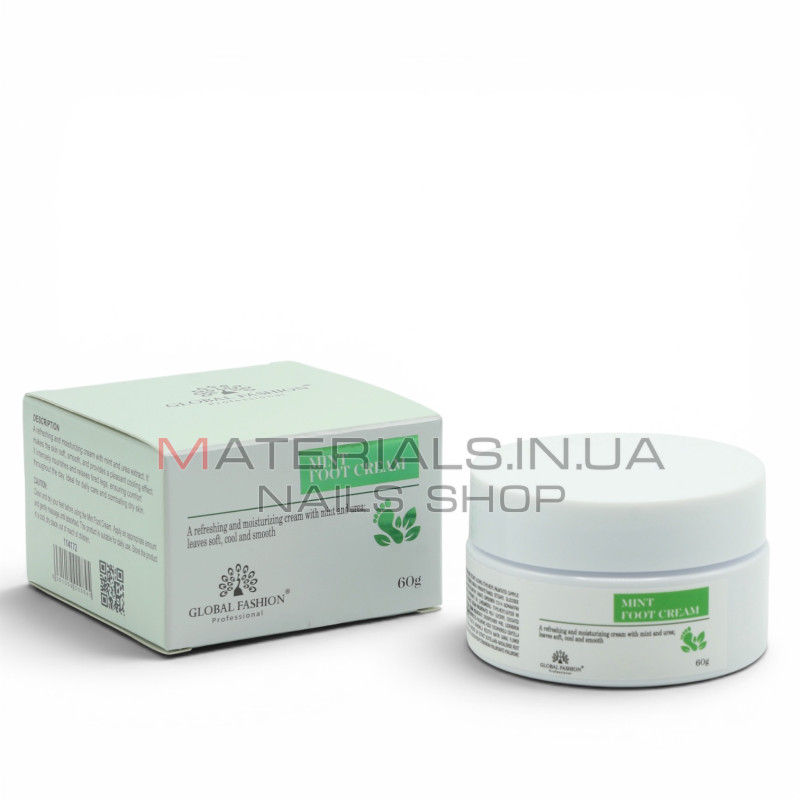 М'ятний крем для ніг Global Fashion Professional (Mint Foot Cream) 60 гр