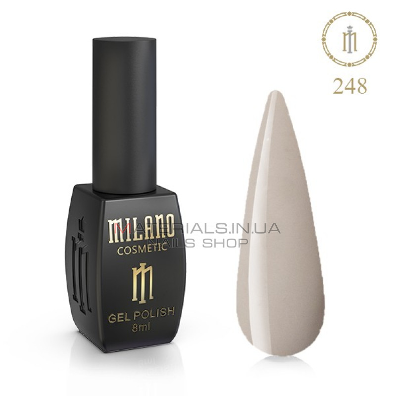 Гель лак MILANO 8 мл № 248