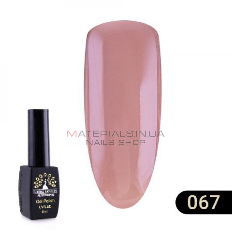 Гель лак BLACK ELITE 067, Global Fashion 8 мл
