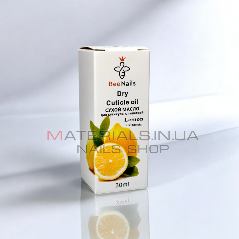 Сухе масло для кутикули BeeNails "Lemon", 30 мл
