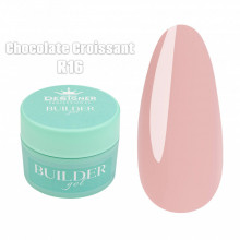 Builder Gel 15 мл., Дизайнер (Моделирующий гель) R16 Chocolate Croissant