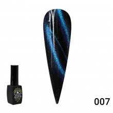 Гель лак кошачий глаз 24D Galactic Global Fashion 8 мл, 07