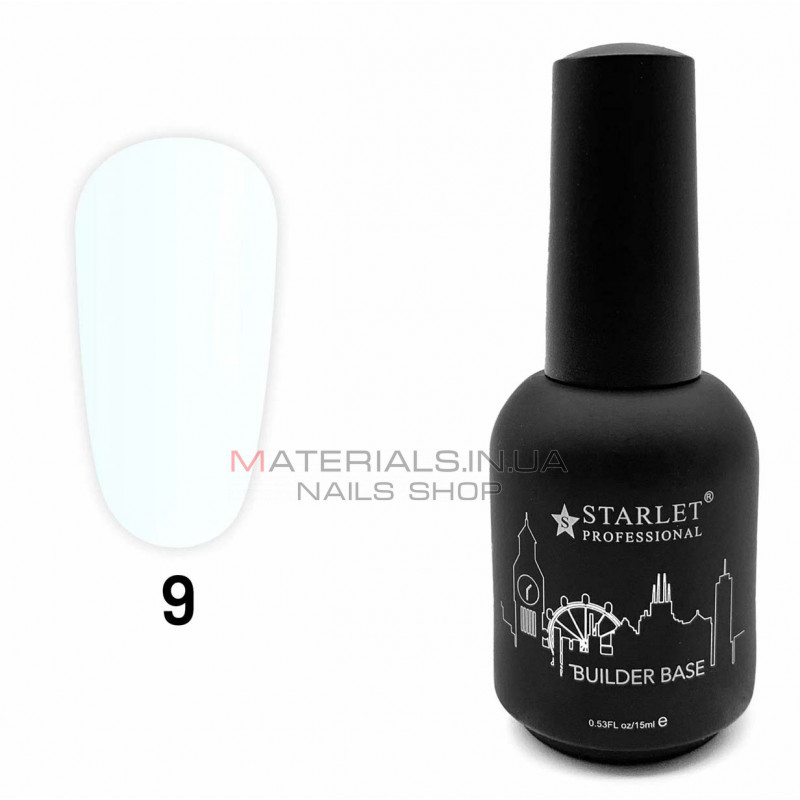 База для нарощування Builder Base Starlet Professional №009, 15 мл База для нарощування Builder Base Starlet Professional №009, 15 мл