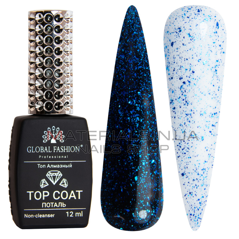 Топ без липкого слоя, Blue Foil Top, 12 мл