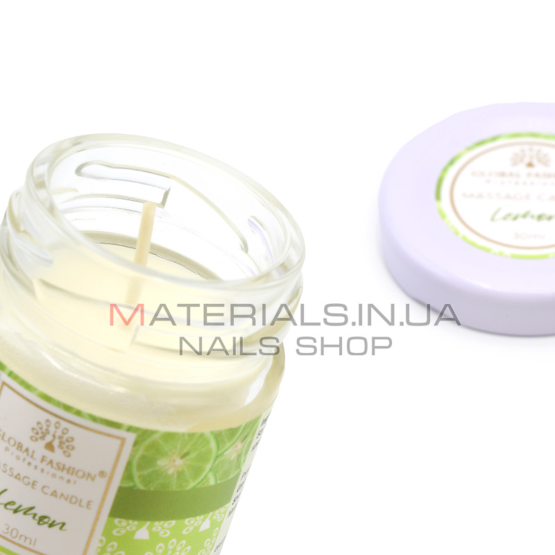 Масажна свічка Global Fashion, 30 ml, Lemon