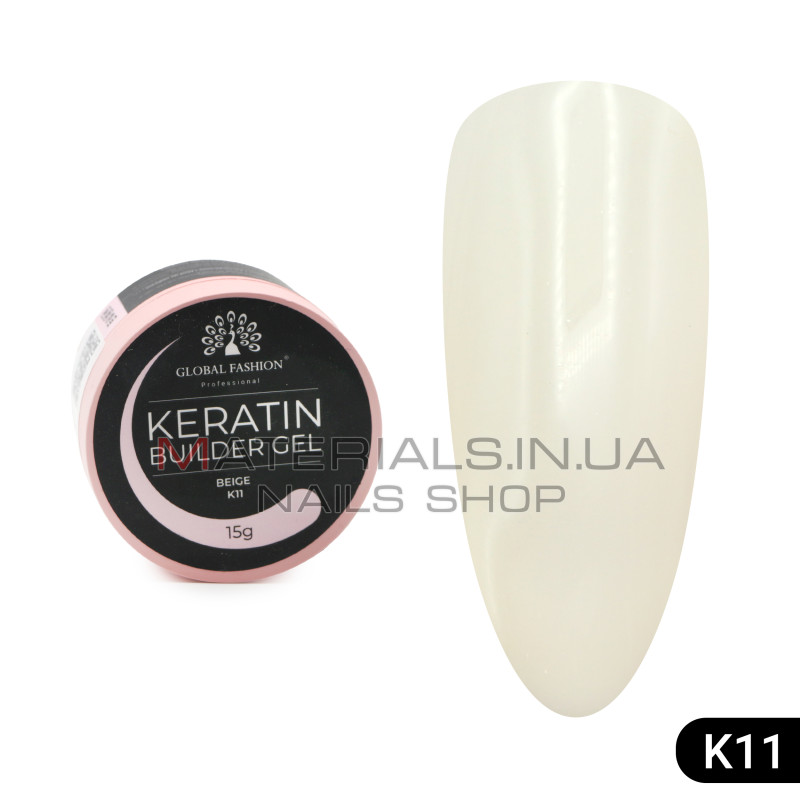 KERATIN BUILDER GEL, Global Fashion, 15 g, K11