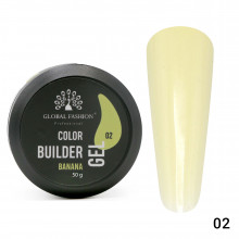 Гель для моделювання нігтів 50 г, Color Builder Gel 02- Banana