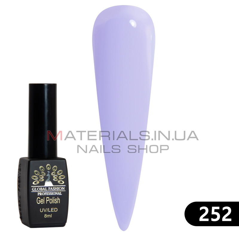 Гель лак BLACK ELITE 252, Global Fashion 8 мл