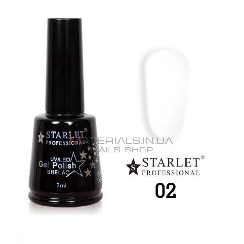 Гель-лак Starlet Professional №02, "Ангел"