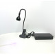 Лампа UV для сушіння гель лаку, гелевих типс з USB (настільна, гнучка, з прищіпкою), 5 Вт. Чорний