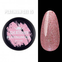 Platinum Gel Гель - платинум Designer Professional с шиммером, 5 мл. №15