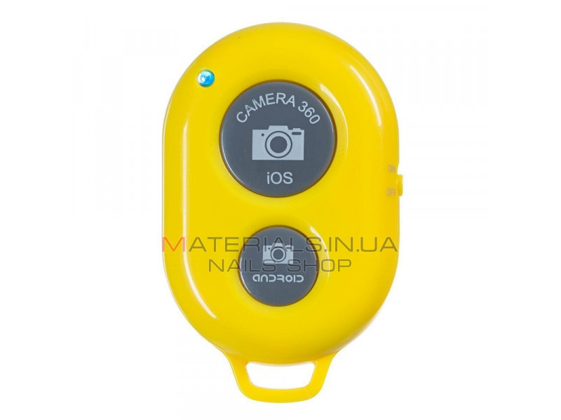 Bluetooth Remote Control For Selfie Stick — Yellow