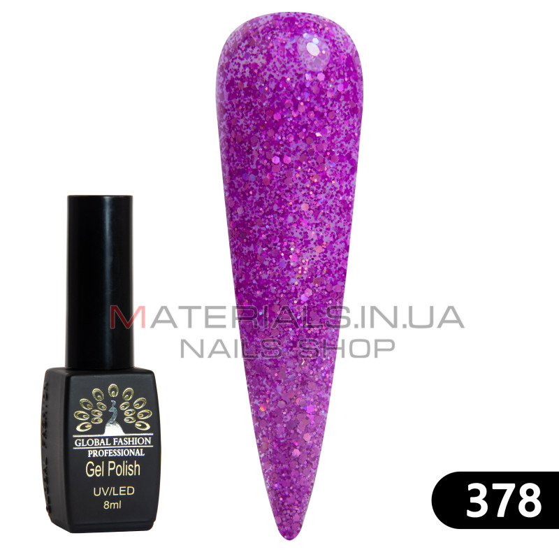 Гель лак BLACK ELITE 378, Global Fashion 8 мл