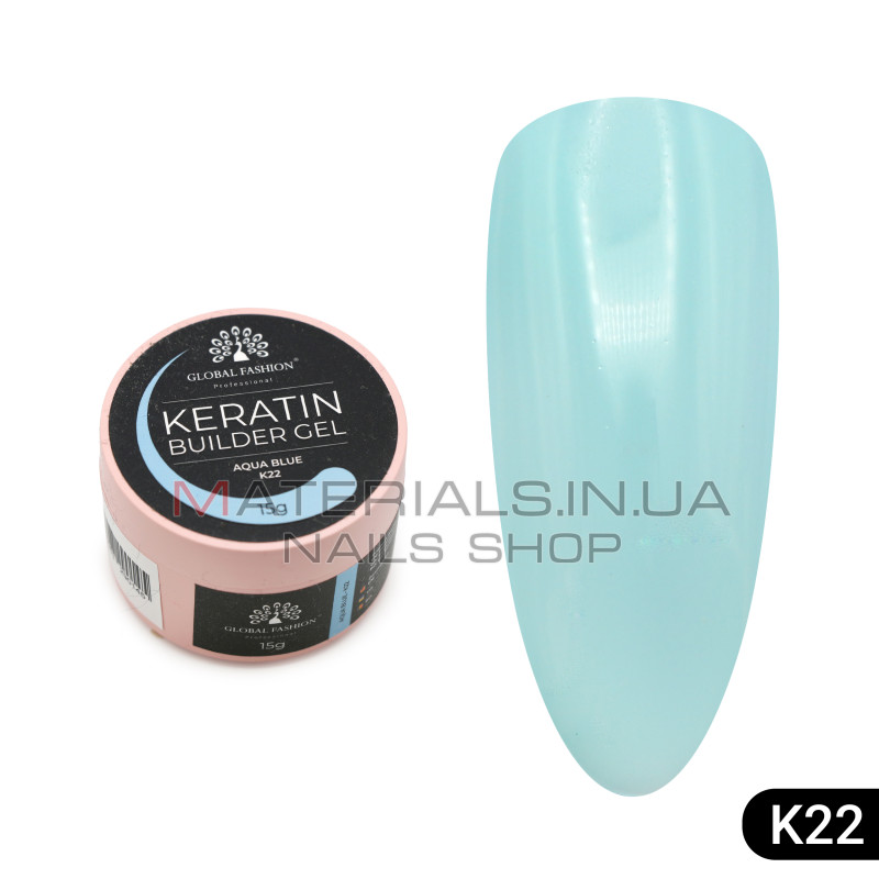 KERATIN BUILDER GEL, Global Fashion, 15 g, K22