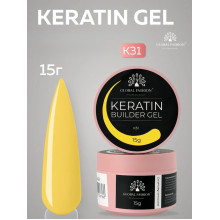 Keratin builder gel, K31, Global Fashion, 15 г