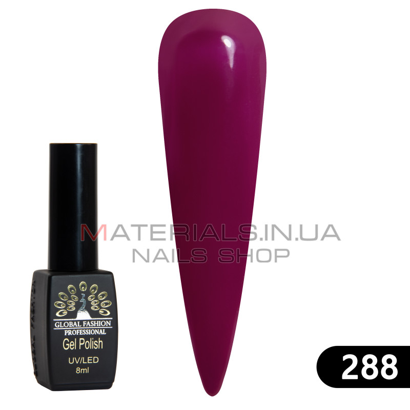 Гель лак BLACK ELITE 288, Global Fashion 8 мл
