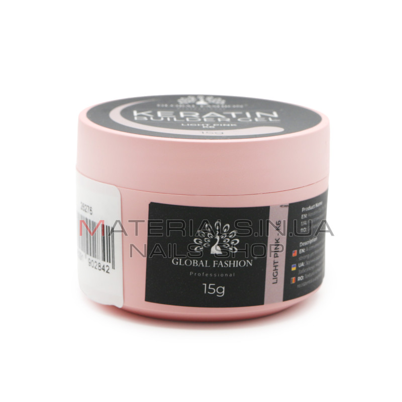KERATIN BUILDER GEL, Global Fashion, 15 g, K6