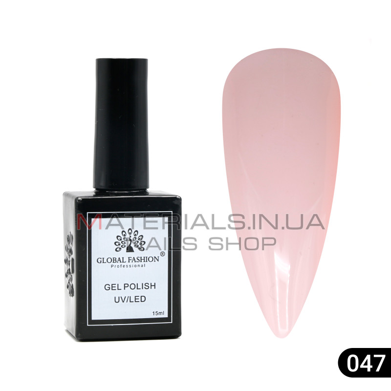 Гель лак Global Fashion, Gel polish 15 ml, 47