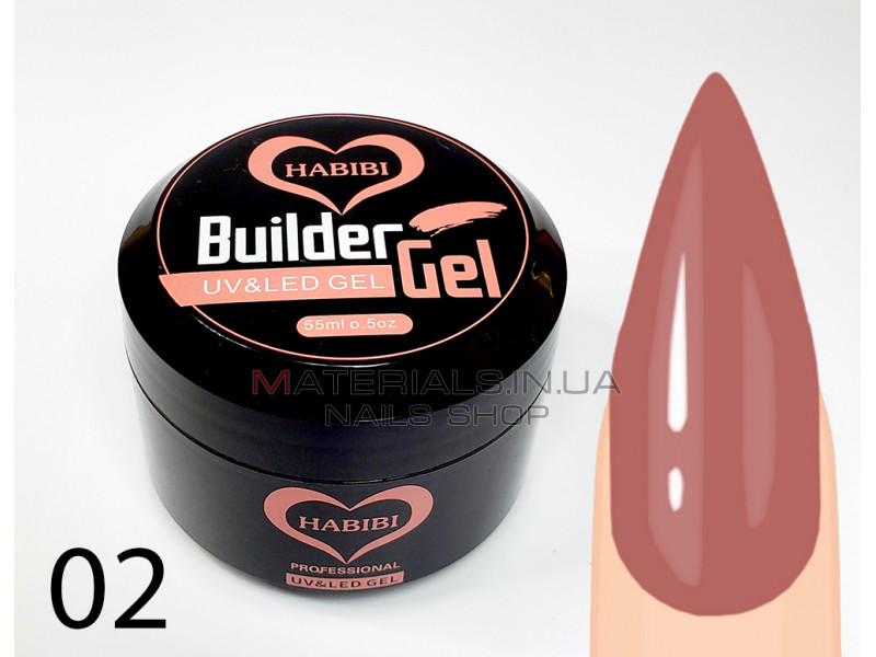 Гель Habibi builder gel 56мл, 02