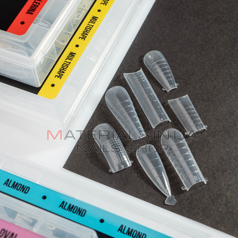 Polygel Nail Forms (Almond) - Верхні форми Дизайнер