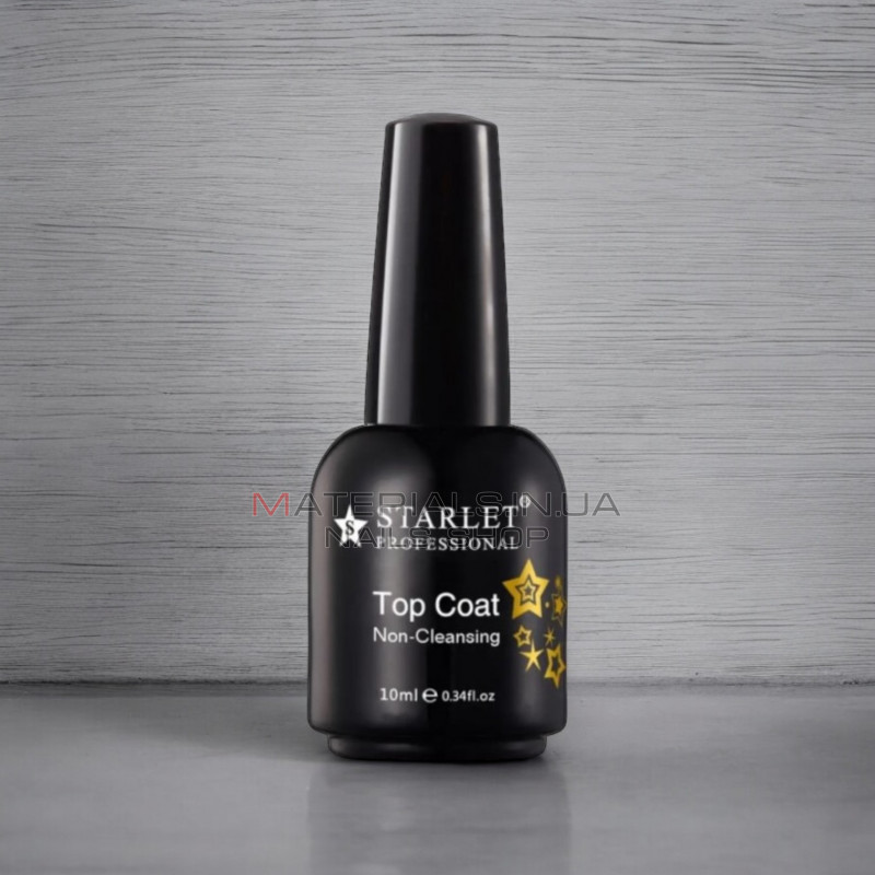 Toп без липкого слоя для гель-лака Starlet Professional 10 мл Toп без липкого слоя для гель-лака Starlet Professional 10 мл