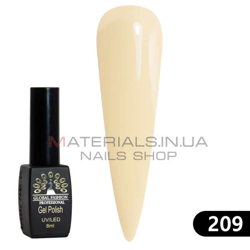 Гель лак BLACK ELITE 209, Global Fashion 8 мл